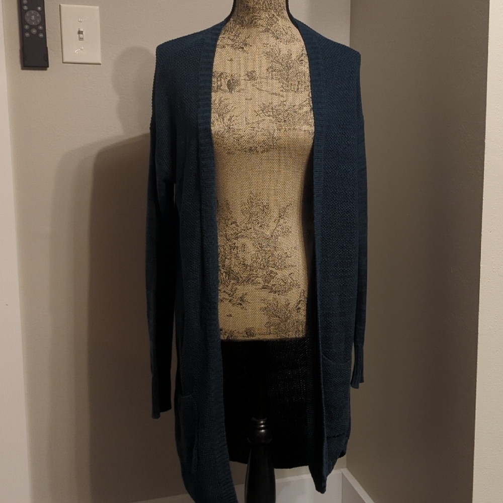 St. John's Bay Teal Cardigan
